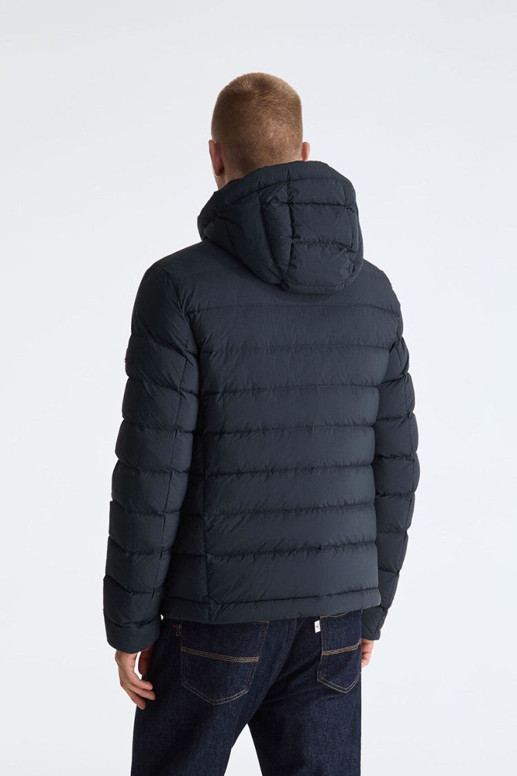 Peuterey Navy Hooded Down Puffer Jacket