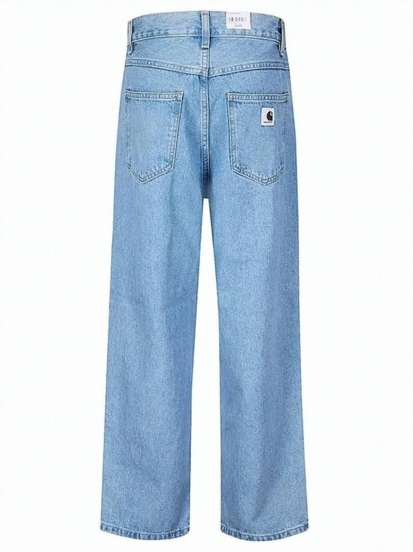 Carhartt Wip Relaxed Straight-Leg Light Blue Denim Pants