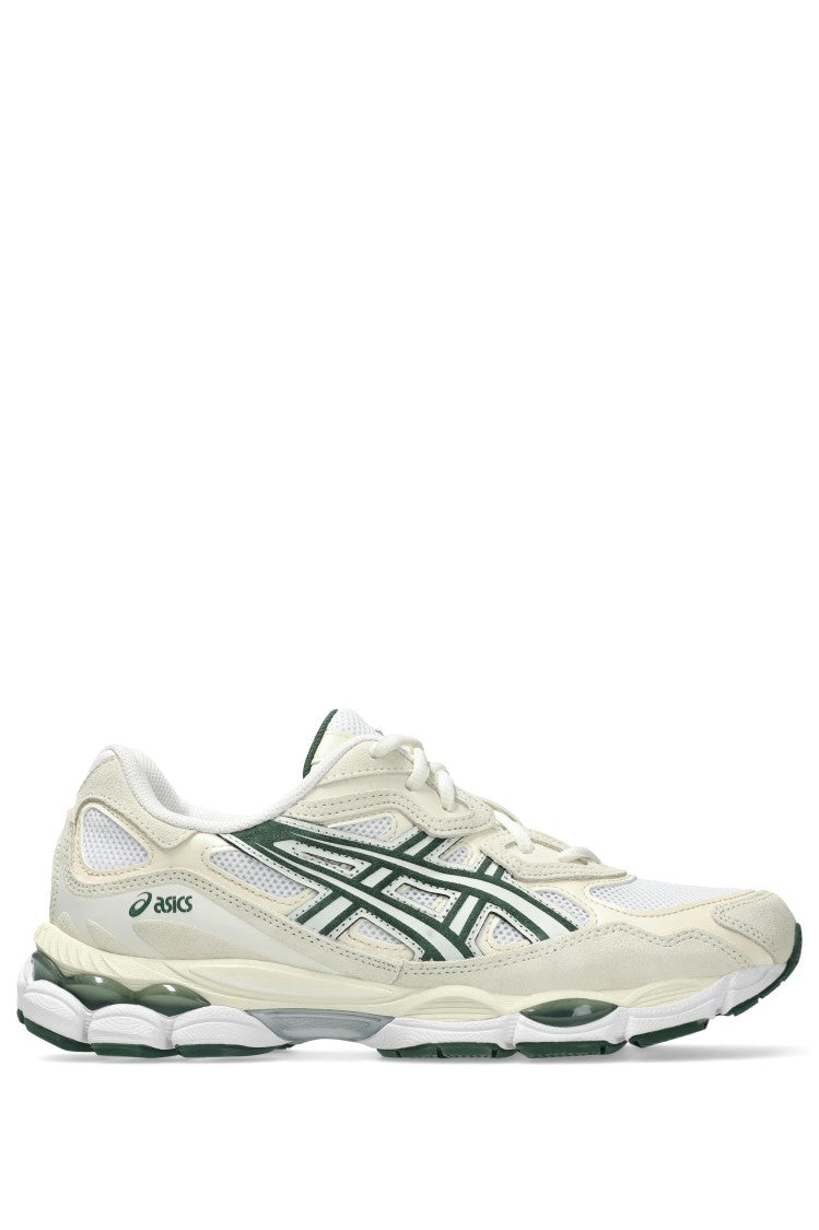 Asics White Green Gel-Nyc Sneakers