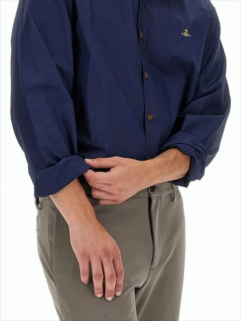 Vivienne Westwood Relaxed-Fit Long-Sleeve Shirt With Classic Collar