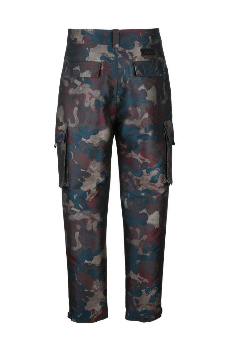 Dior Polyamide Pvc Cargo Pants - Blue