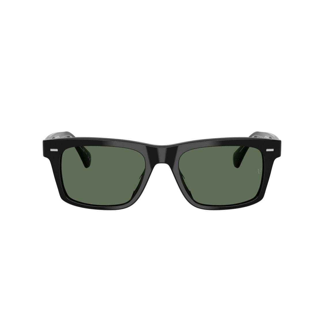 Oliver Peoples 0Ov5596su Bold Rectangular Frame Sunglasses With Dark Green Lenses