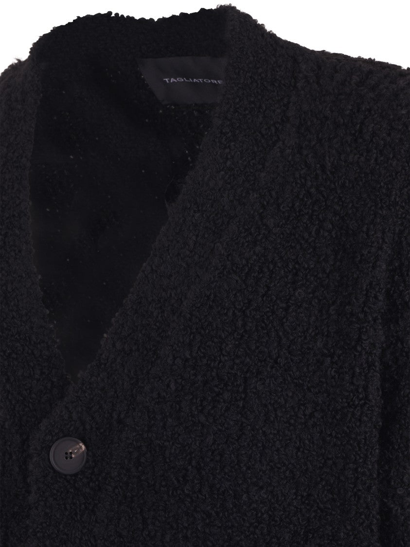 Tagliatore Classic Black Knit Sweater