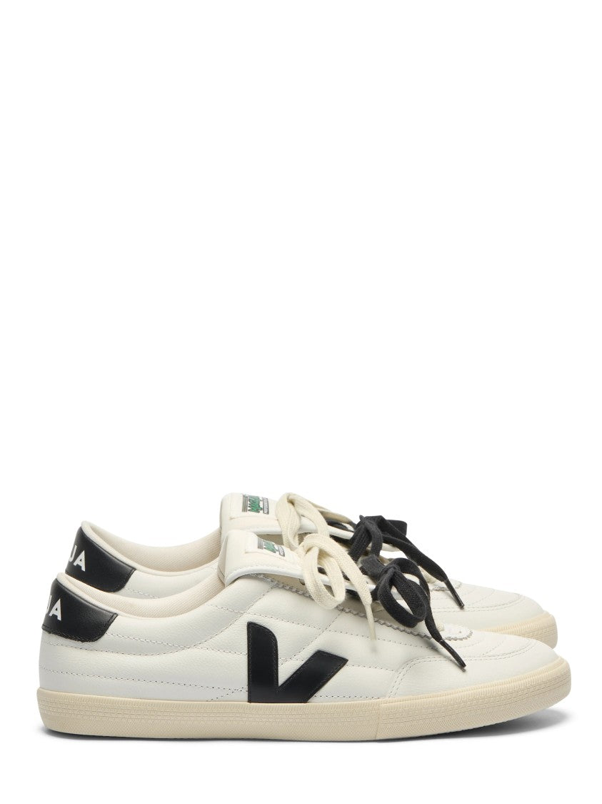 Veja Low-Top Sneakers With Organic Traced Leather