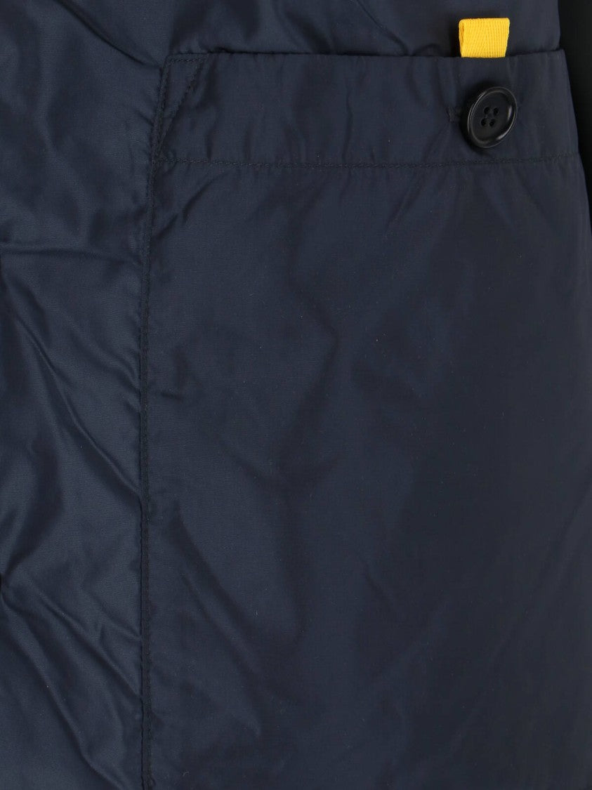 Aspesi Navy Blue Water-Repellent Nylon Shirt