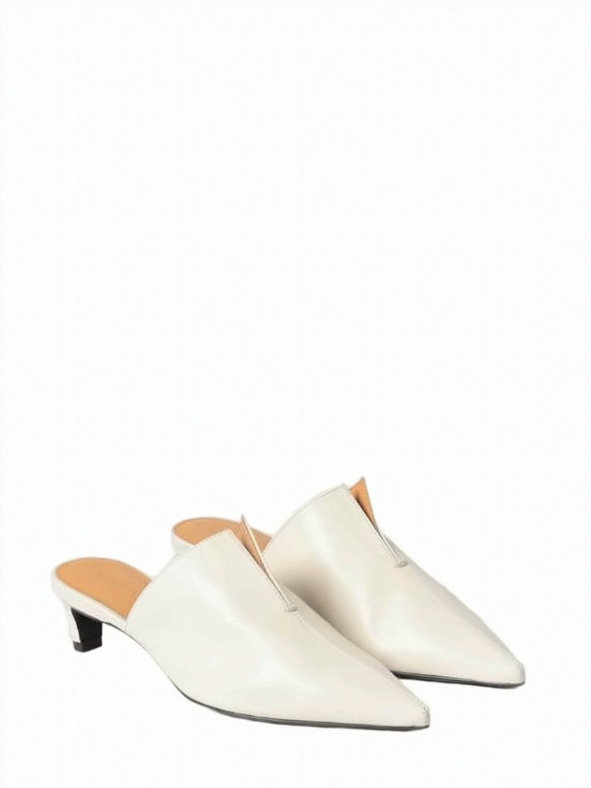 Tod's Pointed Toe Mules With Low Kitten Heel
