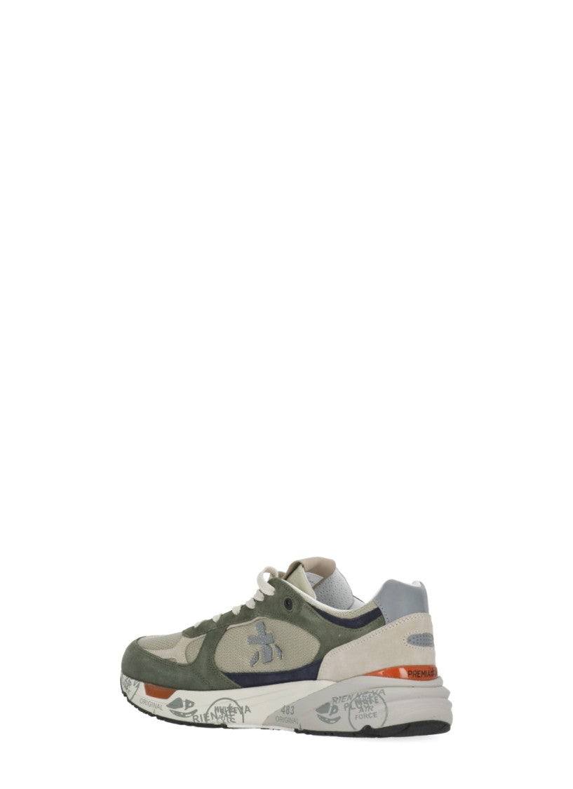 Premiata Mase25 8015 Suede-Blend Sneakers