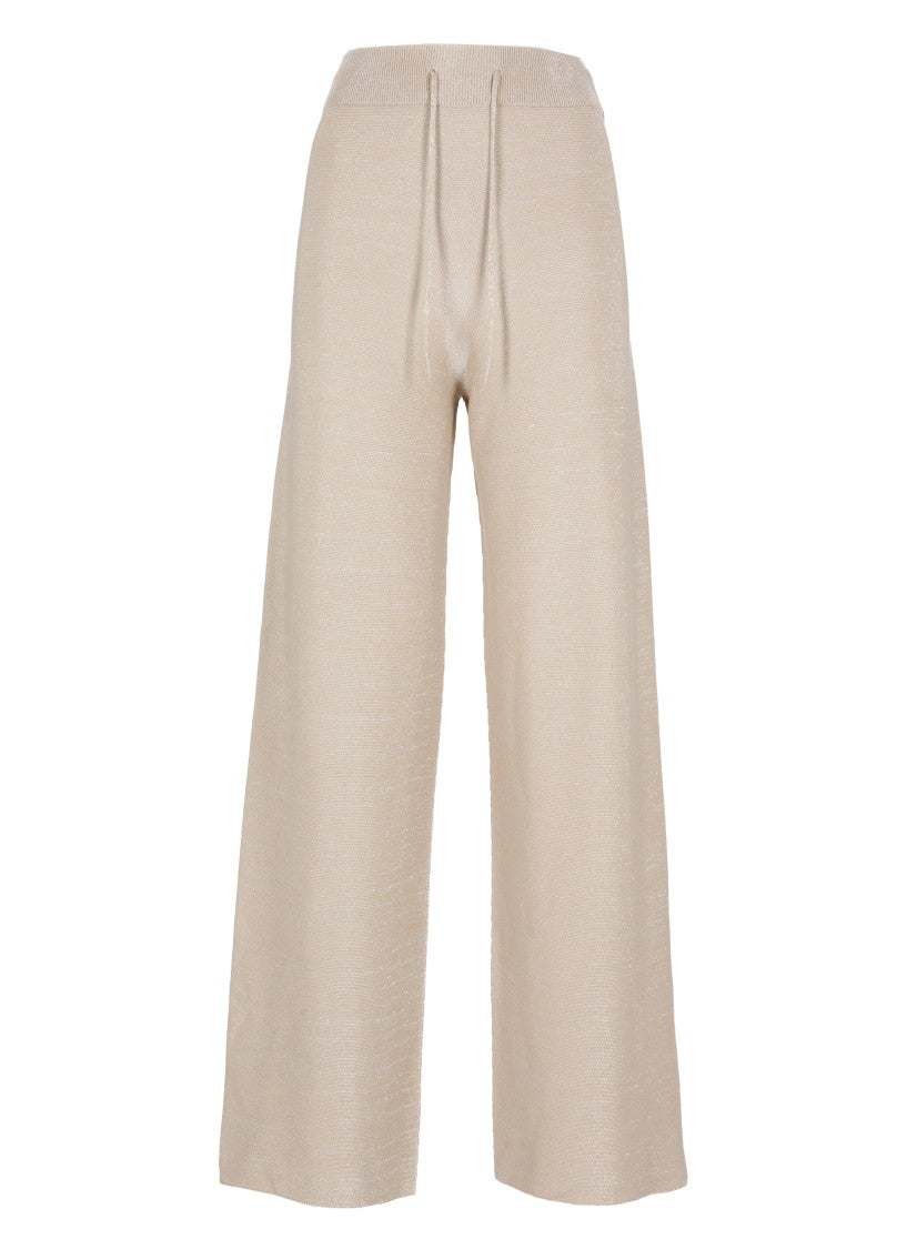 Fabiana Filippi Beige Cotton Blend Pants