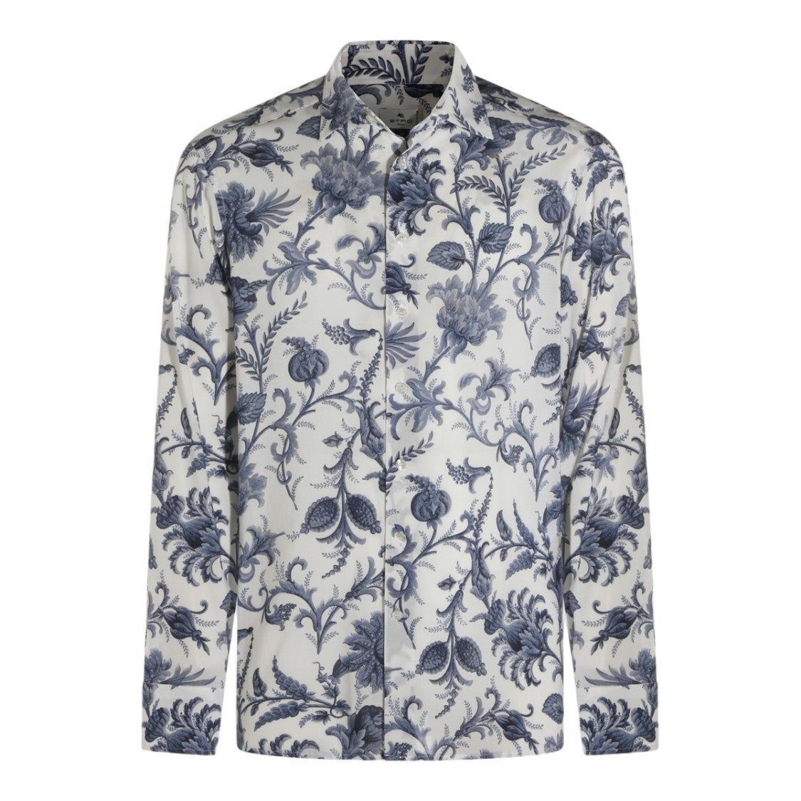 Etro Intricately Patterned Long-Sleeve Shirt With Classic Collar