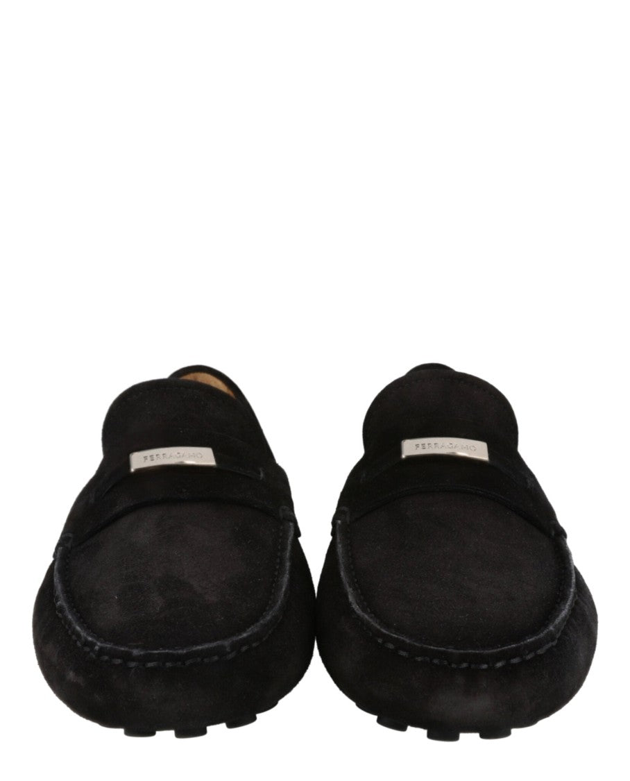 Ferragamo Grenoble Suede Drivers