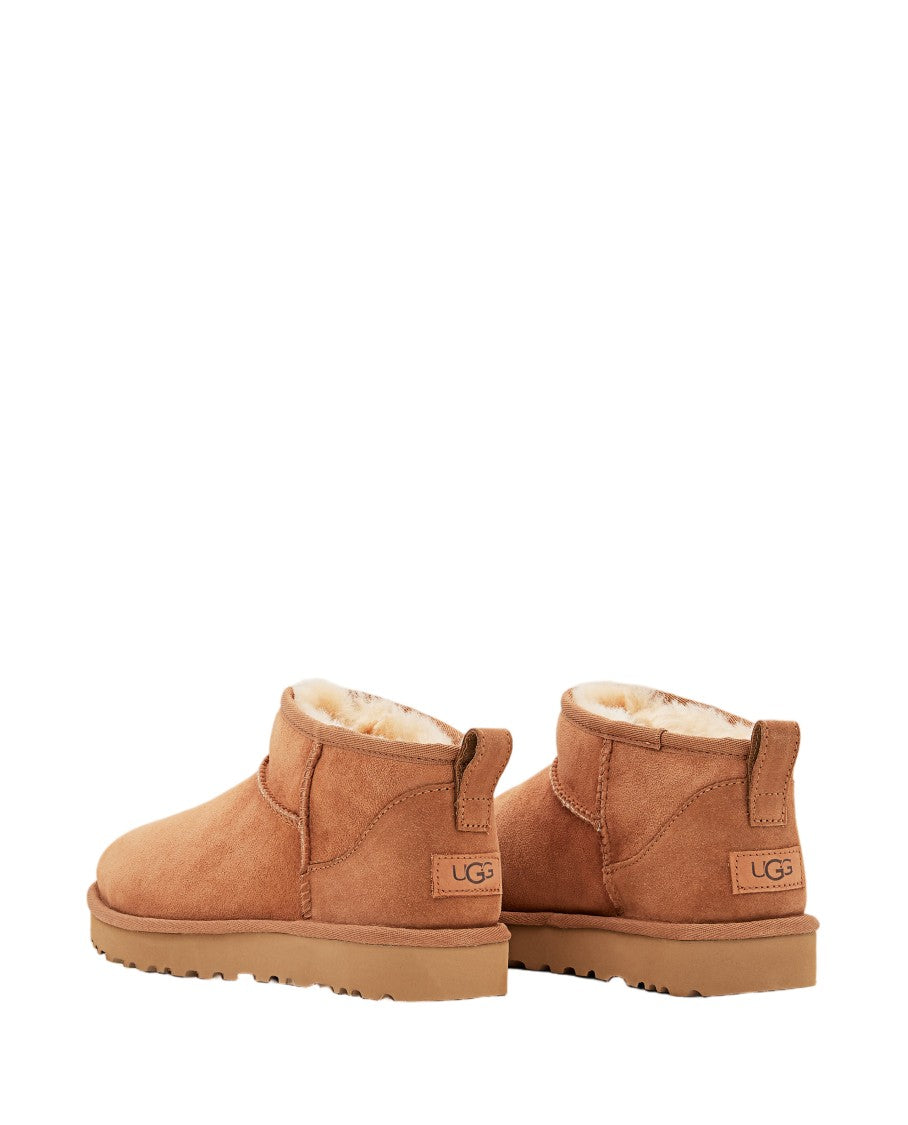 Ugg Ultra Mini Sheepskin Slip-On Boot With Shearling Lining
