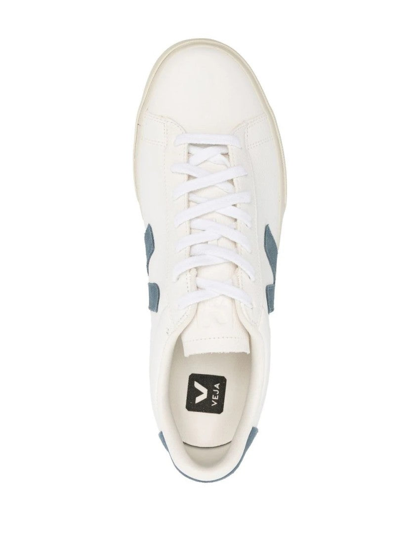 Veja Campo Low-Top Sneakers In Off-White Leather