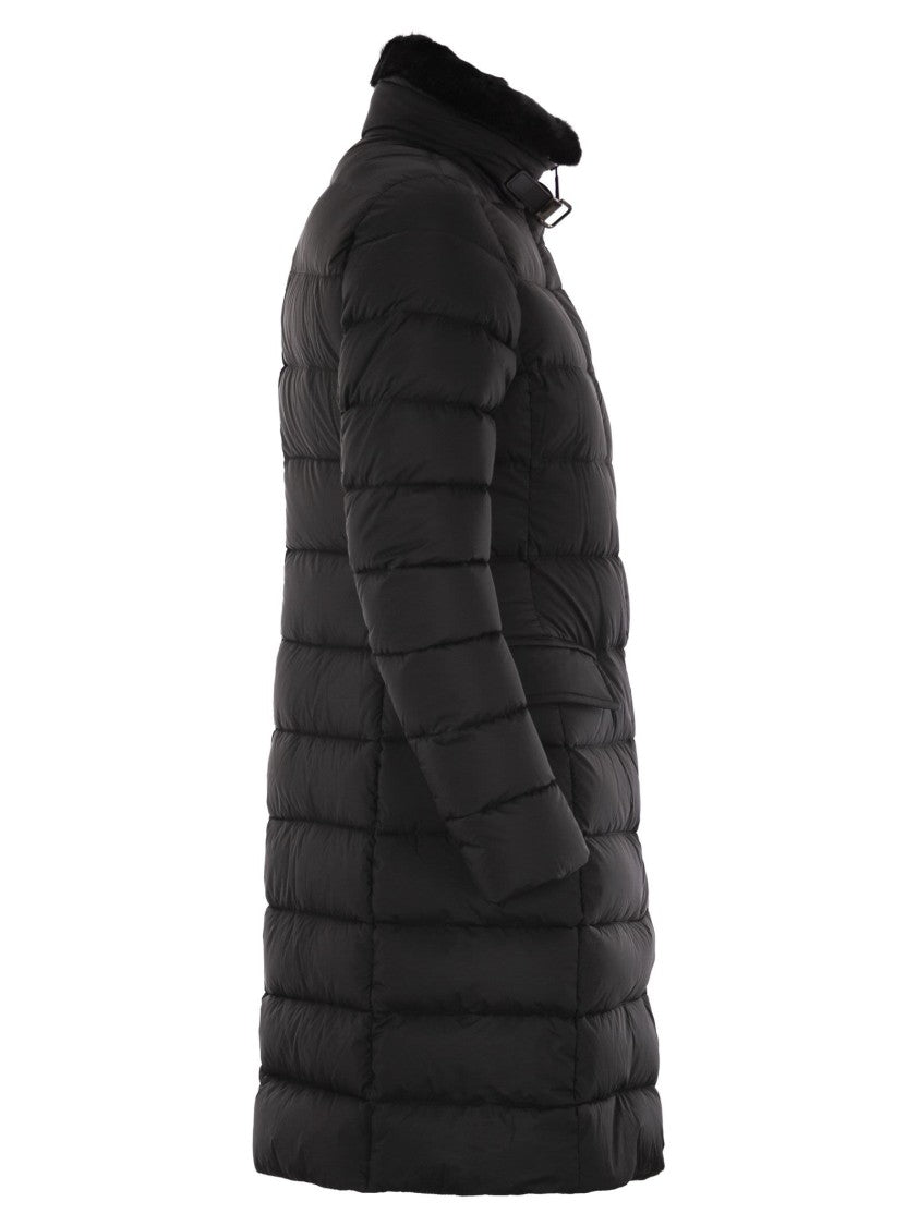 Moorer Vetiver-S3 - Long Down Jacket