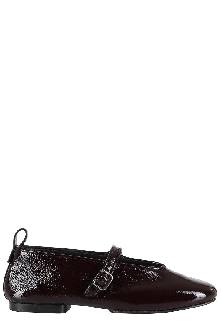 Soeur Madeline Glossy Patent Leather Ballerina Flats