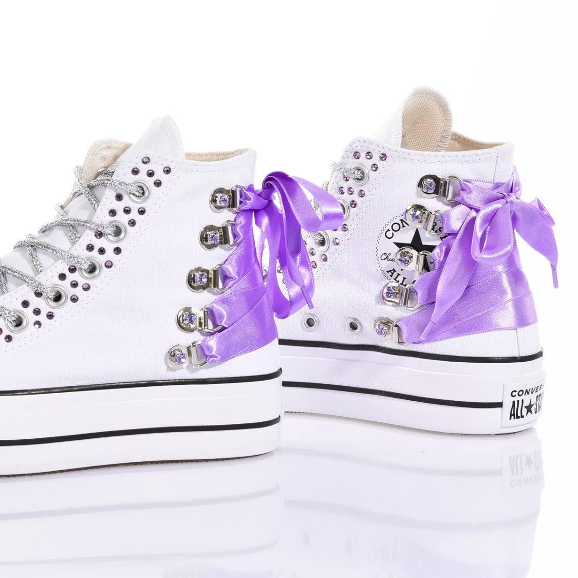 Converse Platform White, Violet