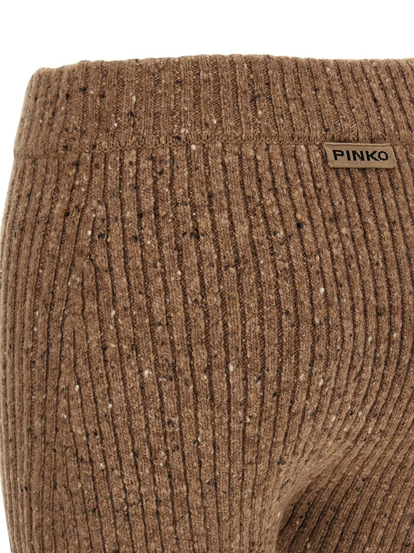 Pinko Bouclé Wool Blend Shorts