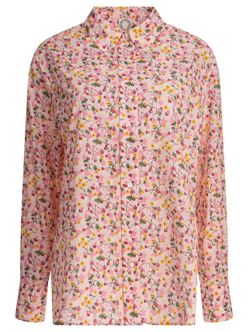 Ines De La Fressange Floral Pattern Long-Sleeve Shirt