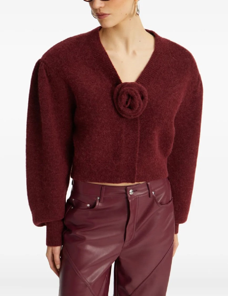 Rotate Mid Waisted Piping Pants