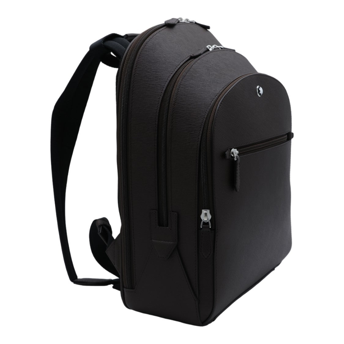 Montblanc Structured Backpack With Zippered Front Pocket
