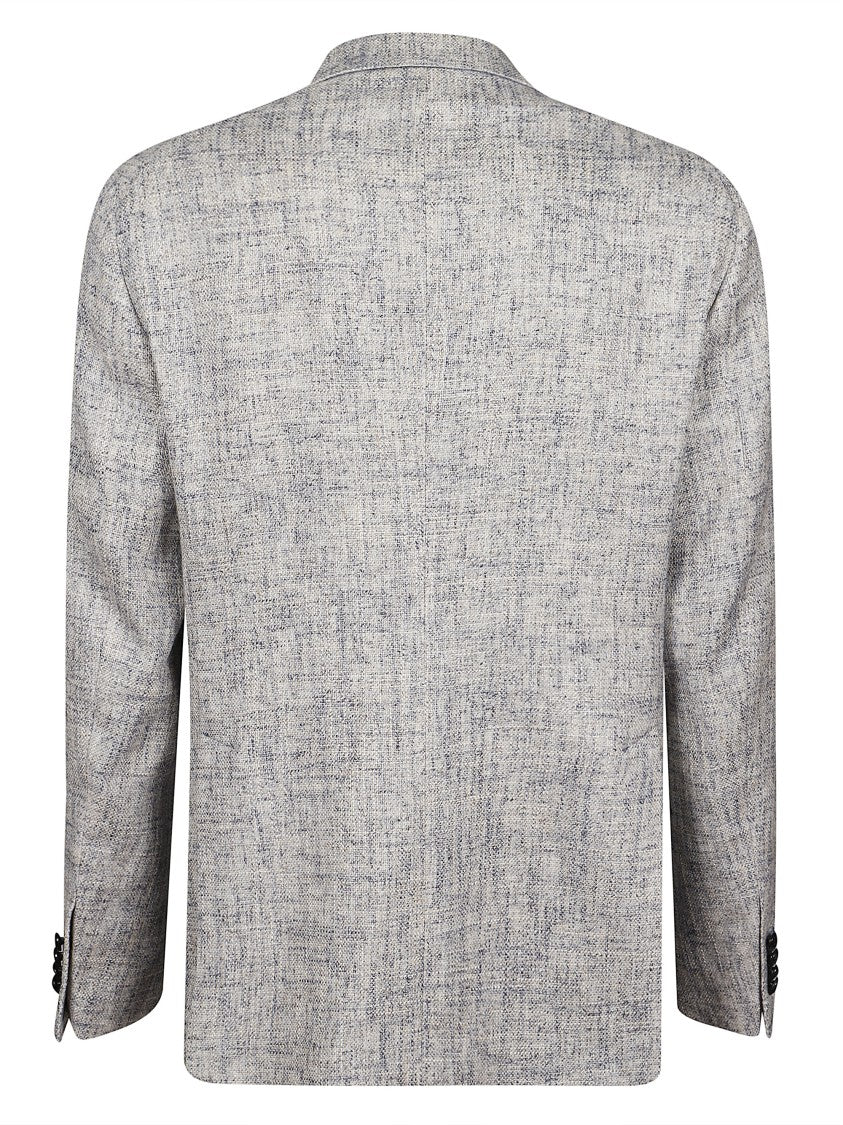 Tagliatore Tailored Textured Notch Lapel Jacket