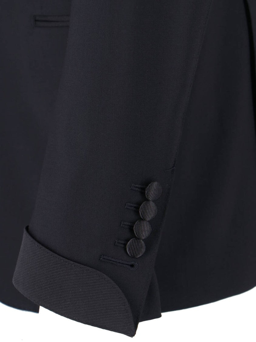 Tom Ford Tailored Black Jacket With Classic Collar