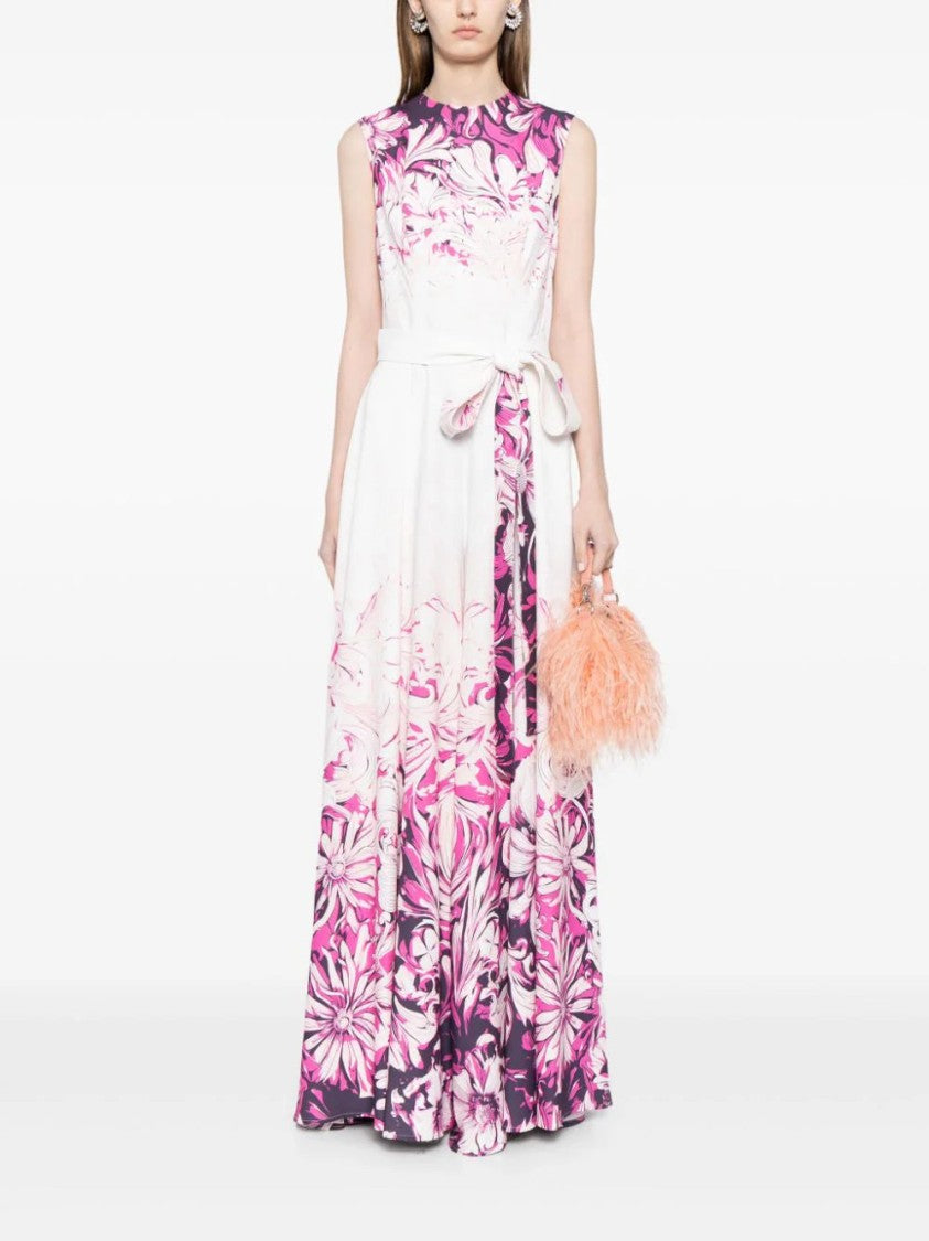 Saiid Kobeisy Crepe Printed Jumpsuit