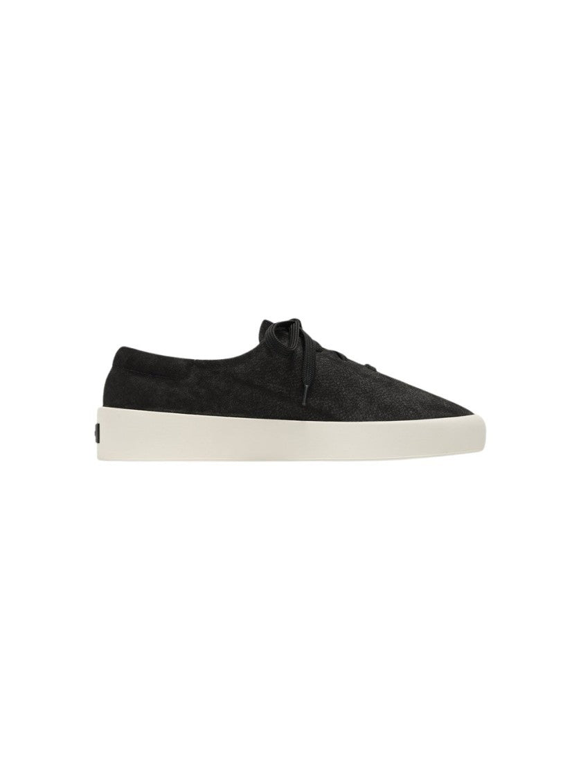 Fear Of God Round Toe Suede Low-Top Sneakers With Logo Detail