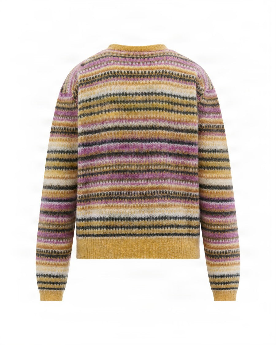 Isabel Marant Étoile Striped Knit Sweater With Ribbed Edges And Crew Neckline