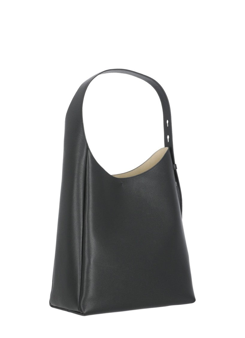 Tory Burch Romy Hobo Bag With Adjustable Strap And Gold-Tone Accents