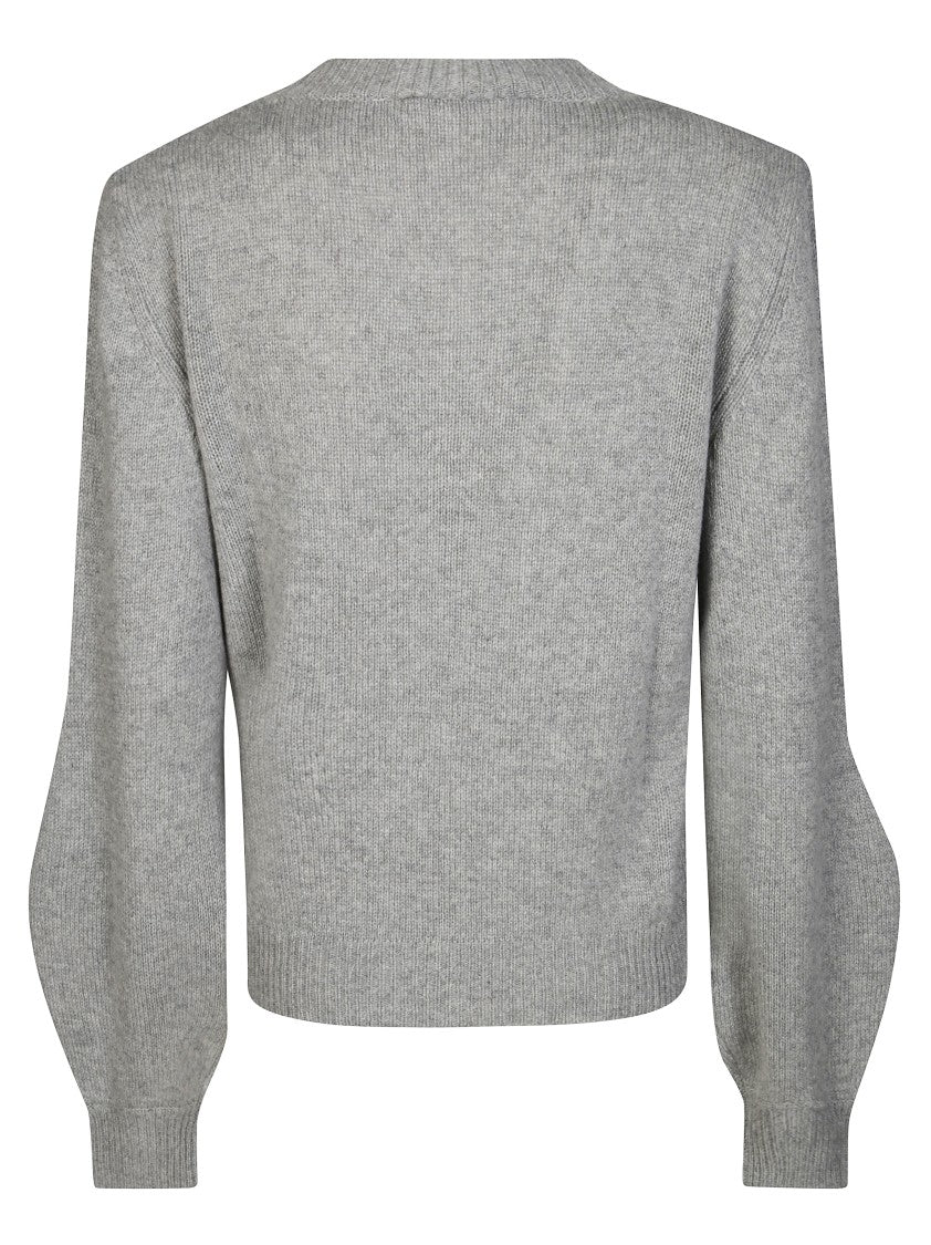 Marni Grey Sweater With Voluminous Sleeves