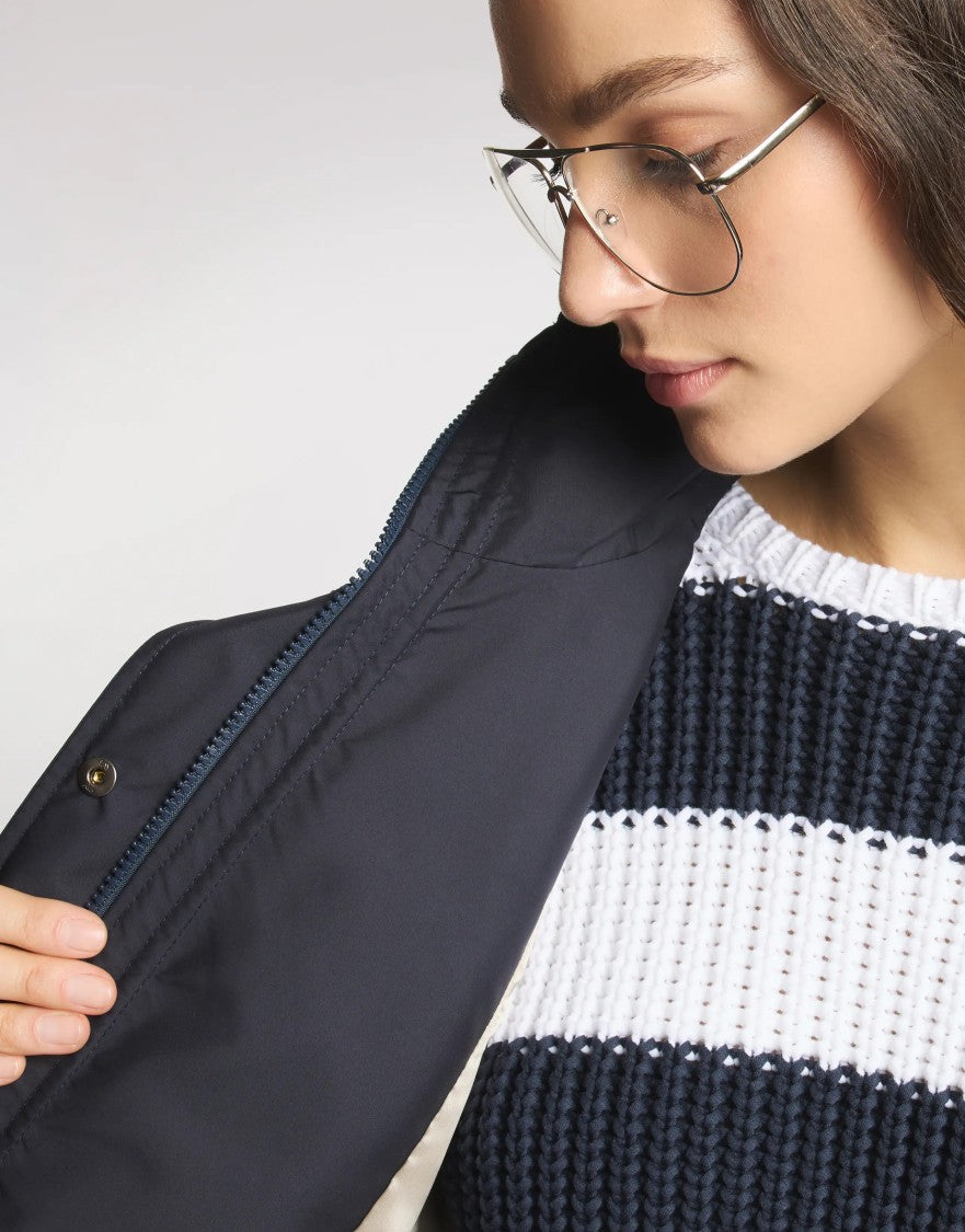 Fay Short Hooded Parka With Adjustable Hem
