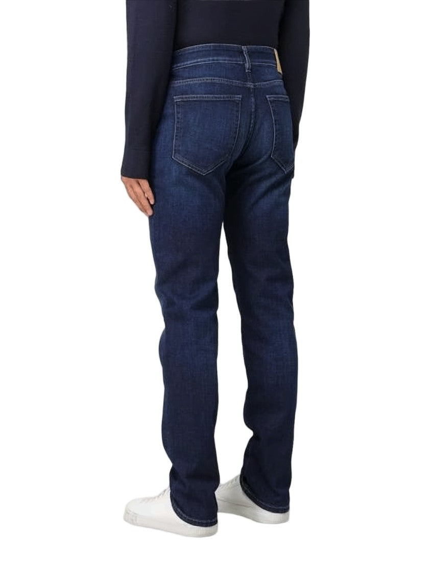 Pt Torino Classic Straight-Leg Denim Pants With Subtle Fading