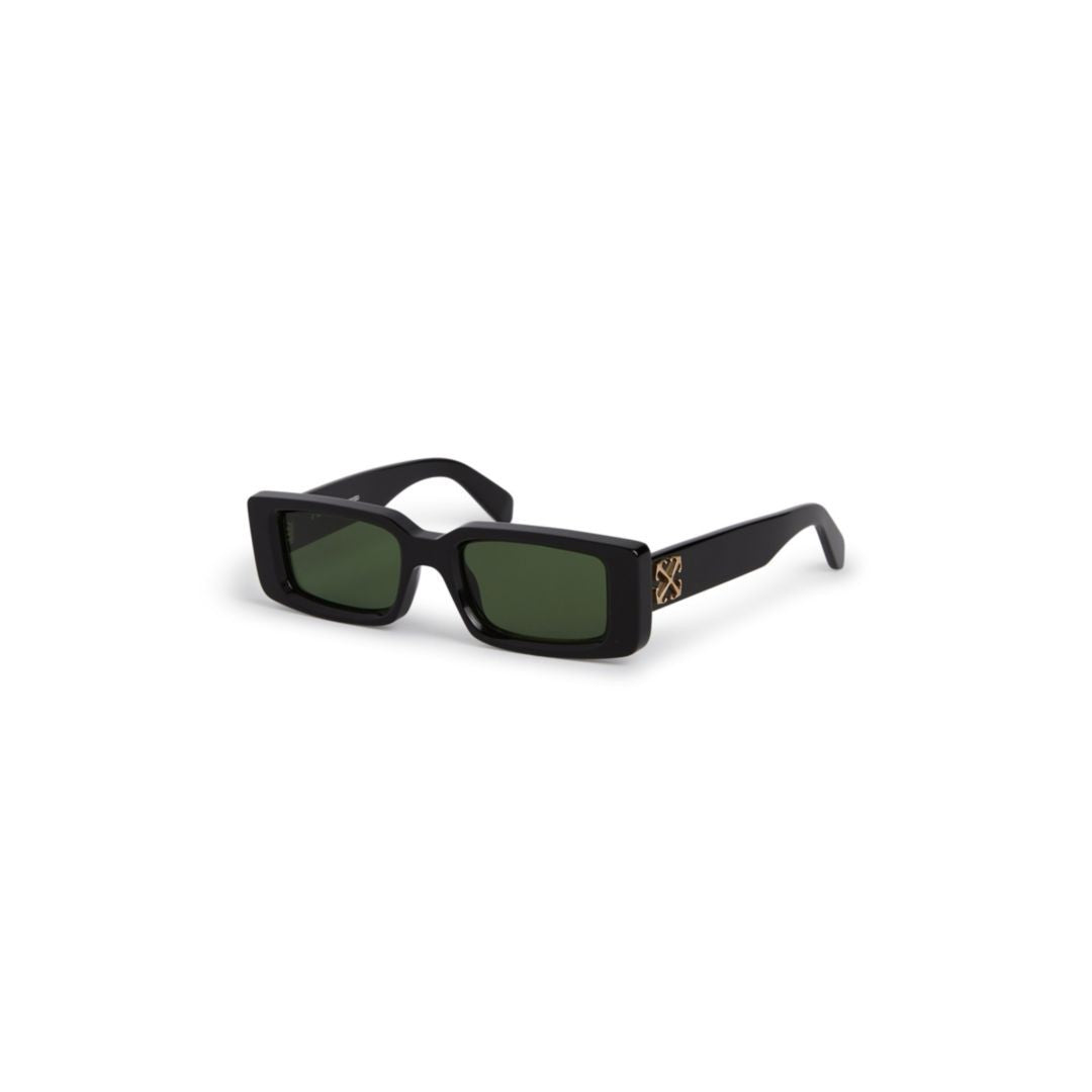 Off-White Oeri127 Arthur Rectangular Black Acetate Sunglasses