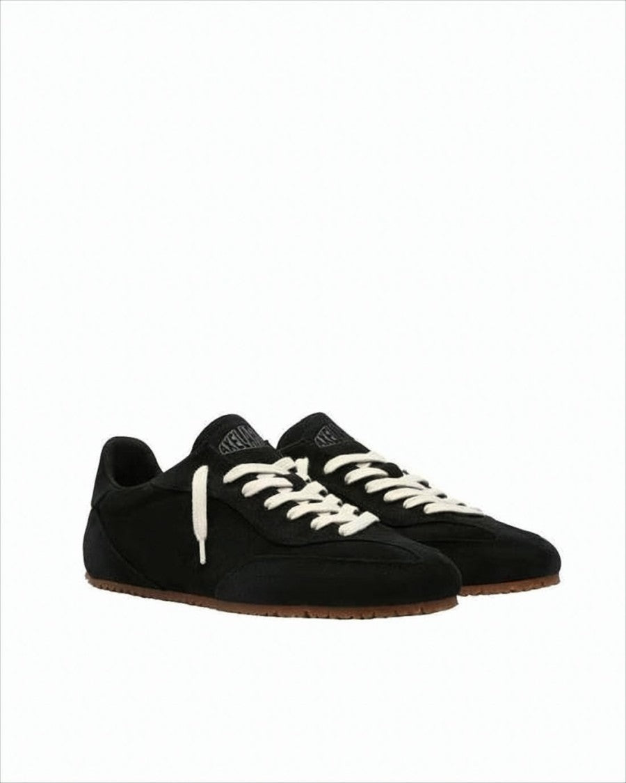 Axel Arigato Sleek Low-Profile Black Suede Sneakers