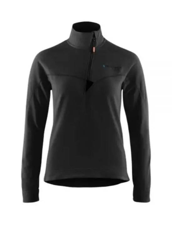 Klattermusen High Collar Fitted Training Top With Quarter Zip