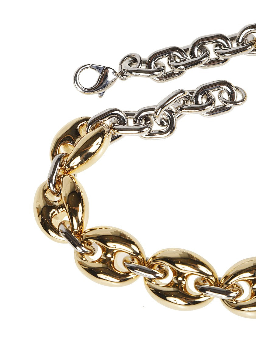 Rabanne X Eight Gold Brass Necklace