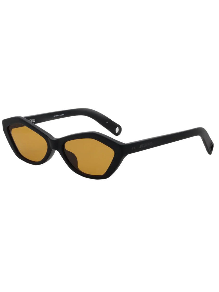 Jacquemus Cat-Eye Acetate Sunglasses With Bold Angular Design