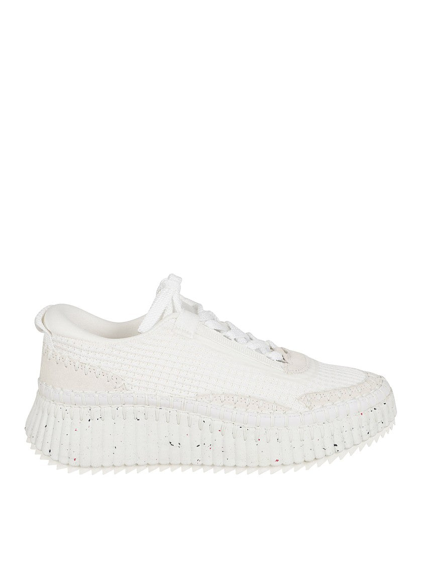 Chloé Eco-Designed Nama Sneakers With Hand-Stitched Mesh Construction