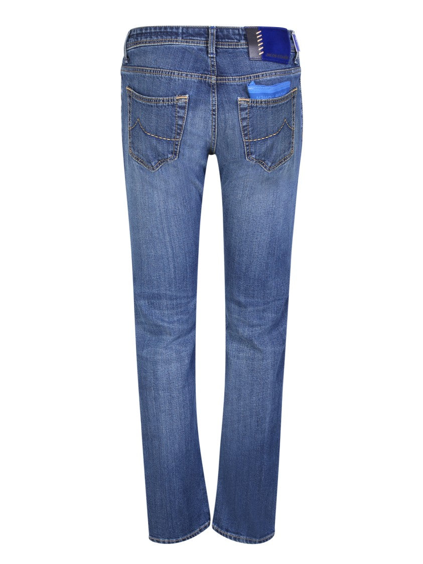 Jacob Cohen Blue Slim-Cut Jeans