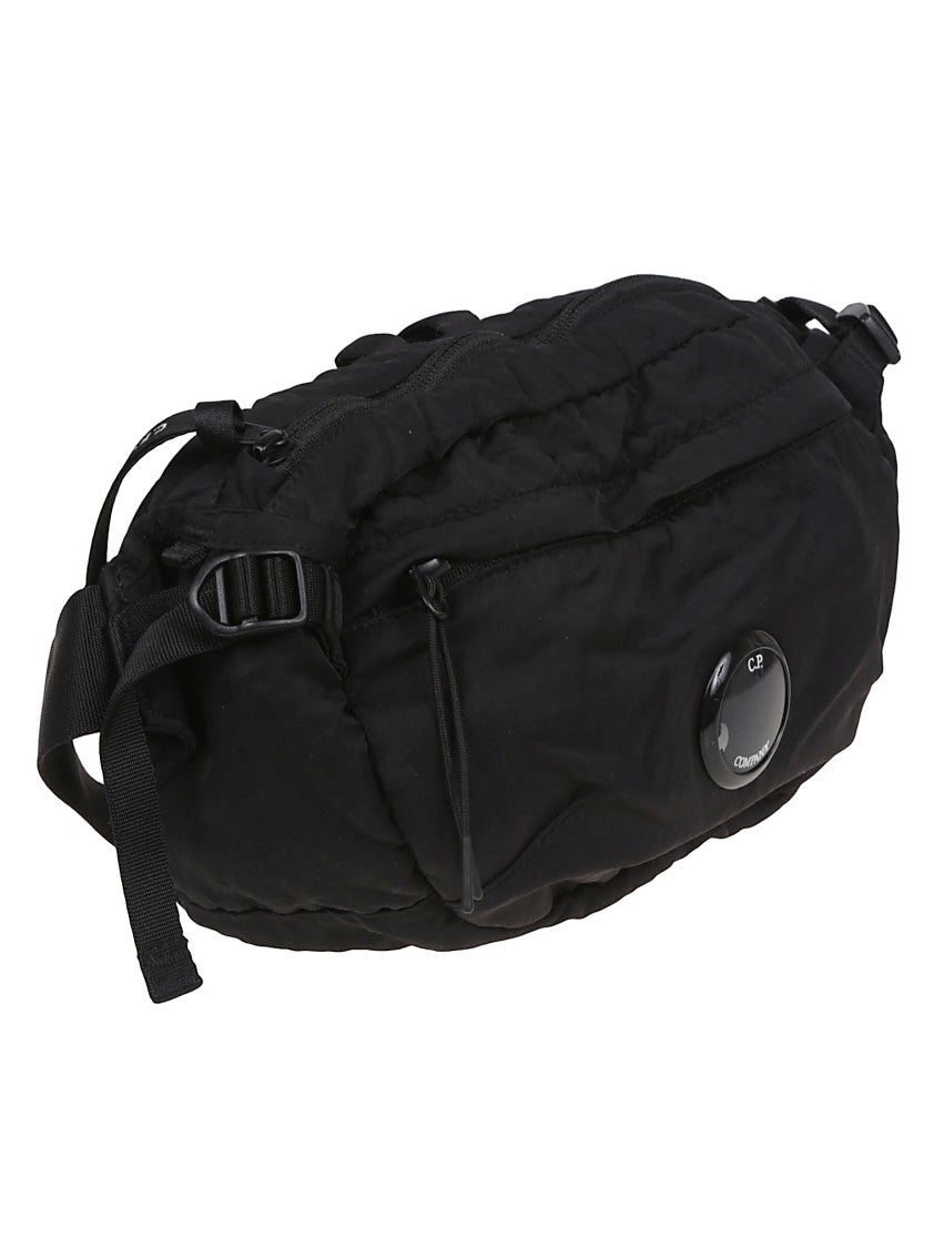 C.P. Company Compact Black Nylon Belt Bag