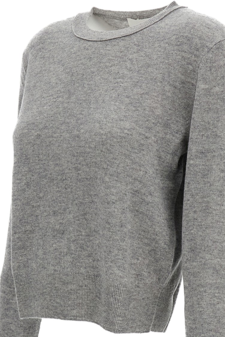 Lisa Yang Grey Greer Cashmere Crewneck Sweater
