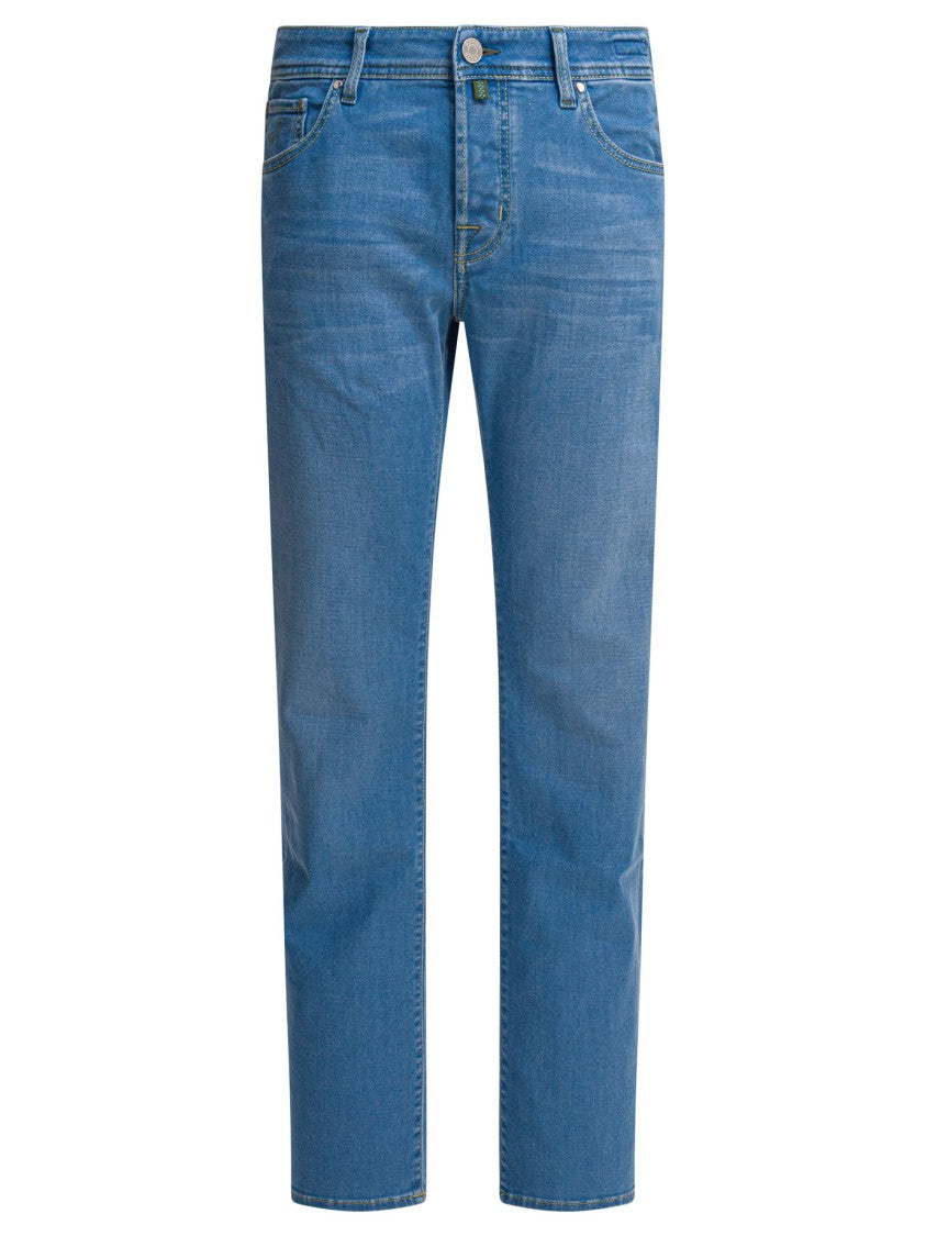 Jacob Cohen Classic Straight-Leg Light Blue Jeans