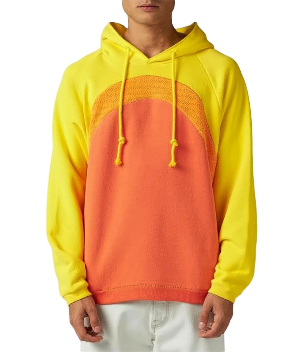 Erl Color-Block Hooded Sweatshirt