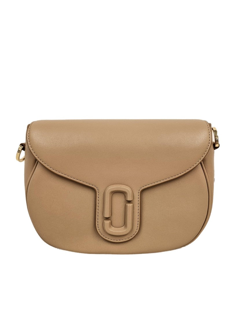 Marc Jacobs Rounded Leather Bag With Flap Closure