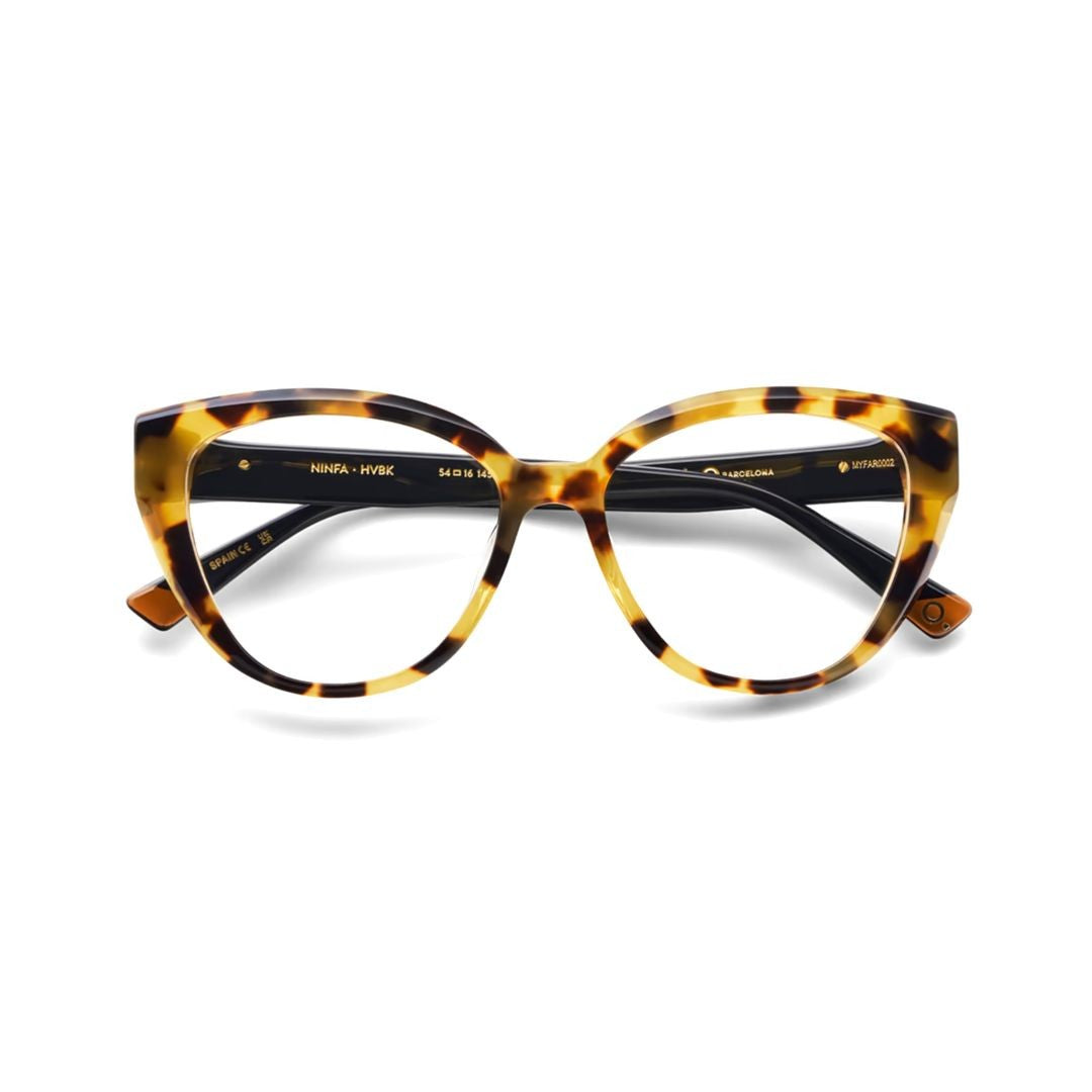 Etnia Barcelona Ninfa Cat-Eye Tortoiseshell Frames With Solid Black Temples
