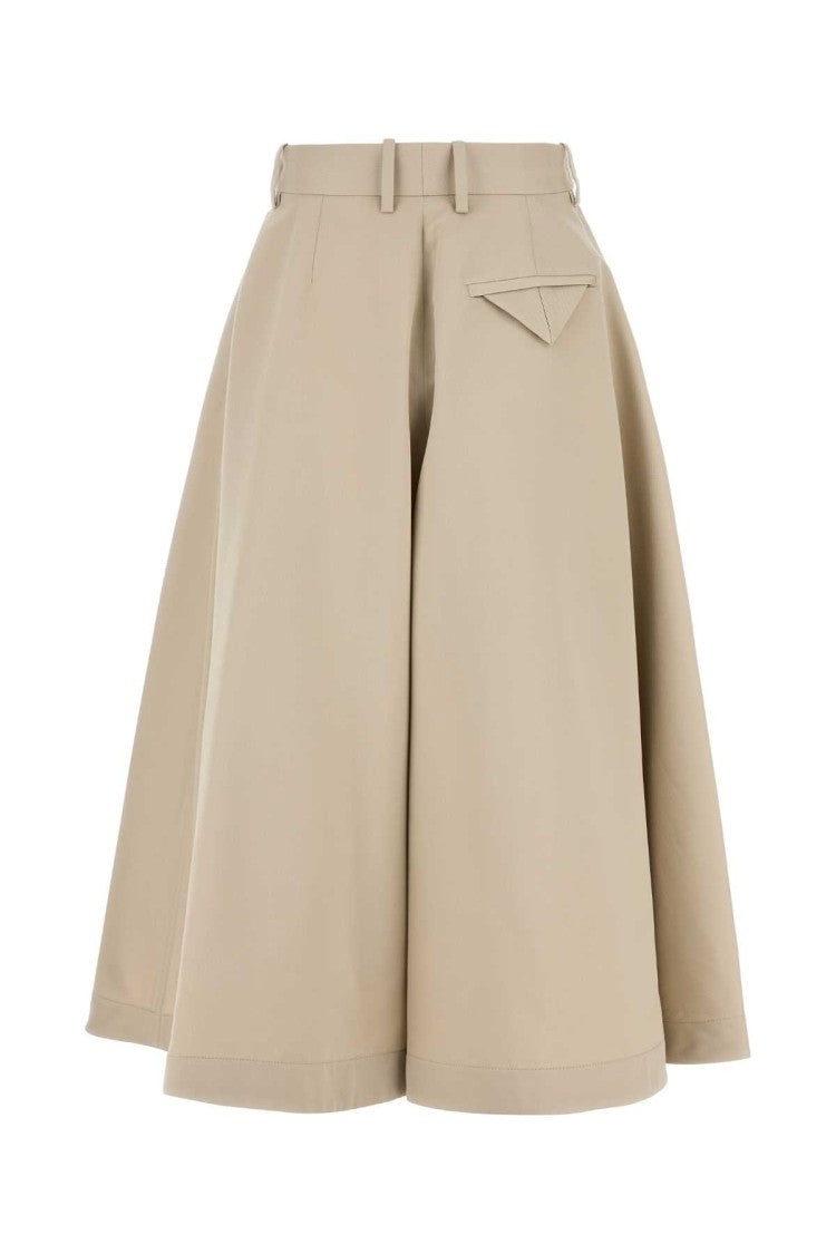 Bottega Veneta Sand Twill Bermuda Trouser