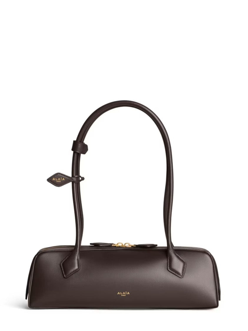 Alaïa Brown Leather Medium Le Teckel Bag