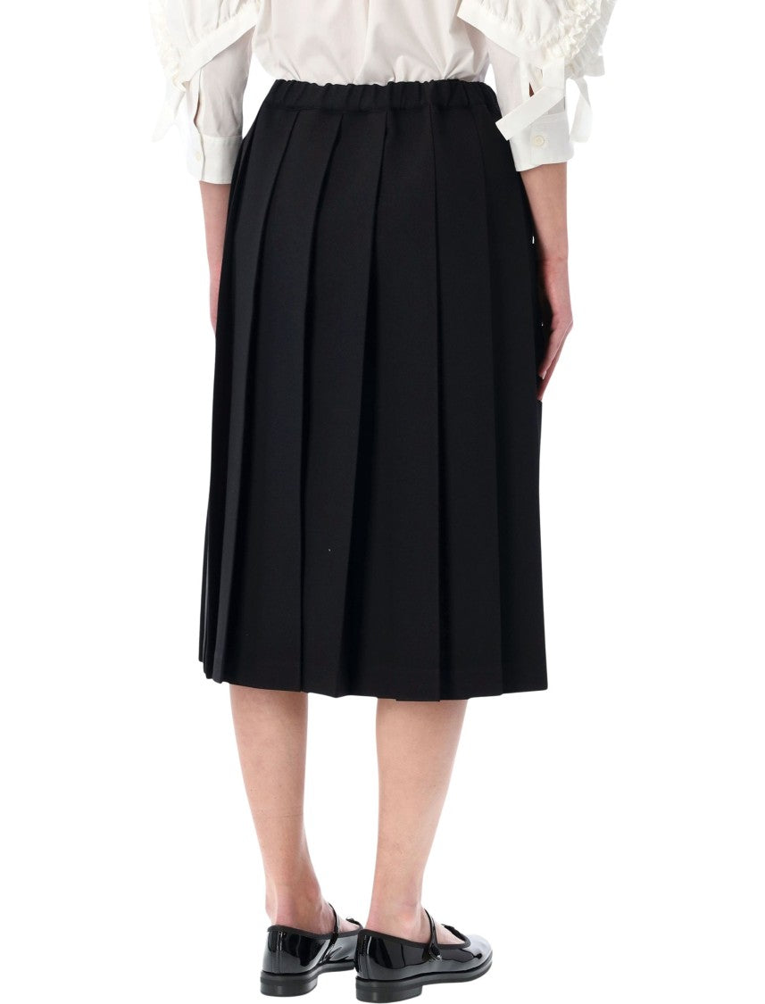 Comme Des Garçons Plisse Midi Elastic Waist Skirt