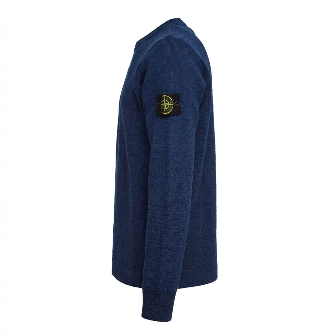 Stone Island Rubberised Rws Wool Blend Crewneck Sweater