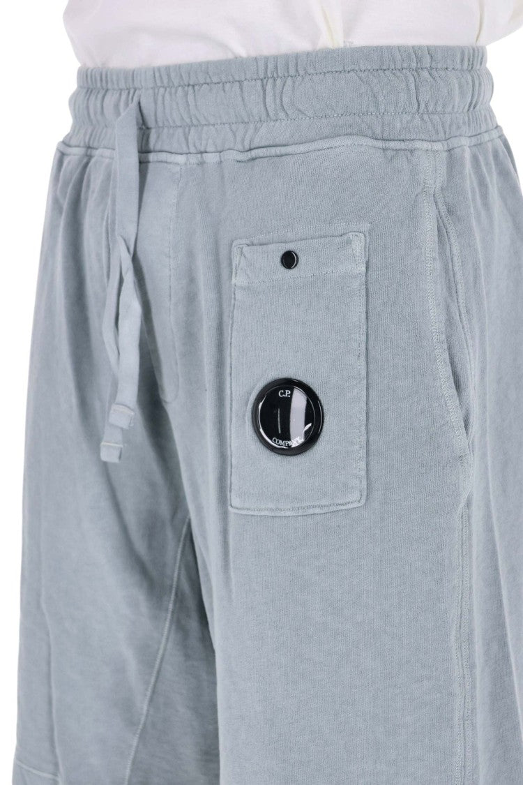 C.P. Company Cream Malfile Cotton Sweat Shorts